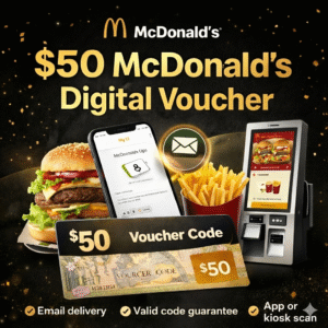 McDonald’s $50 Digital Voucher Code (AU) — Email Delivery