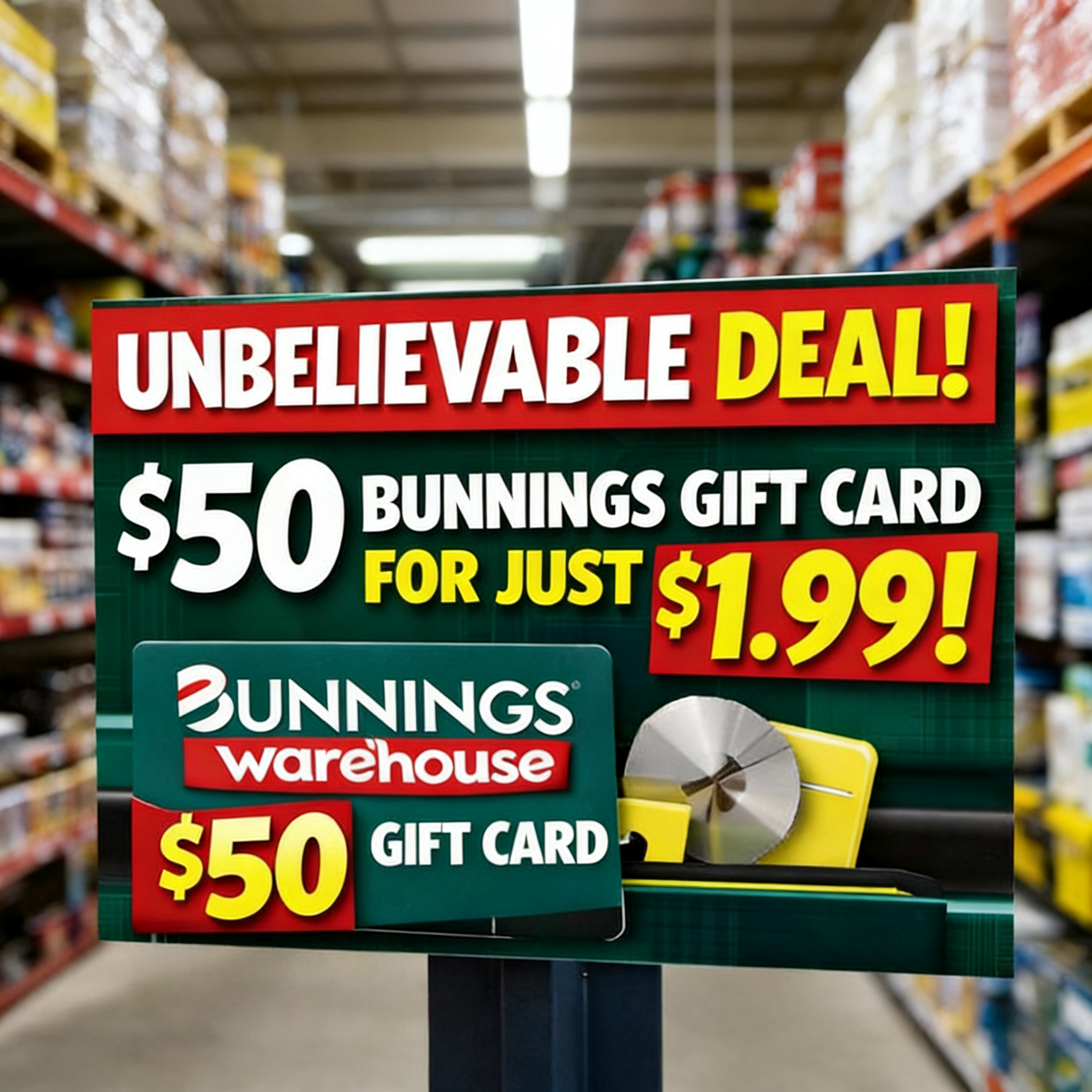 Bunnings $50 e-voucher code (Australia) – sent by email - Image 3